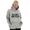 thumbnail image 3 of Nacho Gracias Foodie Food Lover Gym Unisex Plus Fleece Graphic Hoodie Brisco Brands 2X, 3 of 5
