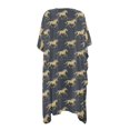 thumbnail image 3 of SCRAWLGOD Horse Print Womens Swimsuit Coverup Loose Open Front Beach Cover Up Quick Dry Lightweight Bathing Suit Cover Up, 3 of 6