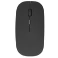 thumbnail image 2 of Ratón inalámbrico recargable de 2,4 GHz, ergonómico, ligero, 1600 DPI, sin ruido, con sensor óptico inteligente, color negro, 2 of 13