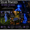 thumbnail image 6 of Halloween Outdoor Grim Reaper Ghost Cascade Yard Light, Haunted Themed Garden Decoration with Glowing Blue Ghost Faces and Vintage Style Lantern for Front Porch Pathway Holiday Display, 6 of 6