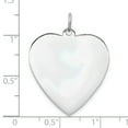 thumbnail image 2 of Sterling Silver Heart Charm 0.027" 24.2mm, 2 of 2