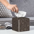 thumbnail image 6 of Kdxio Dinosaur Print Tissue Box Cover,Square Decorative PU Leather Facial Paper Case Organizer Holder Dispenser for Bathroom,Night Stands,Desk,Car 5.2''X5.2''X5.2'', 6 of 8