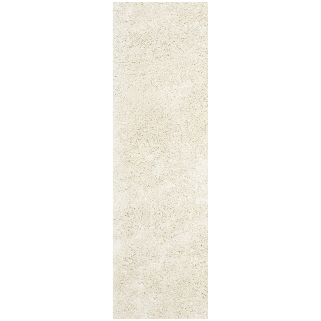 SAFAVIEH Glen Solid Plush Shag Area Rug, Ivory, 7'6" x 9'6"