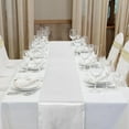 thumbnail image 3 of Knubmt Set of 1 Satin Table Runner 12 x 108 Inches Satin Silk Table Runner for Rectangle Round Table Wedding Birthday Party, 3 of 6