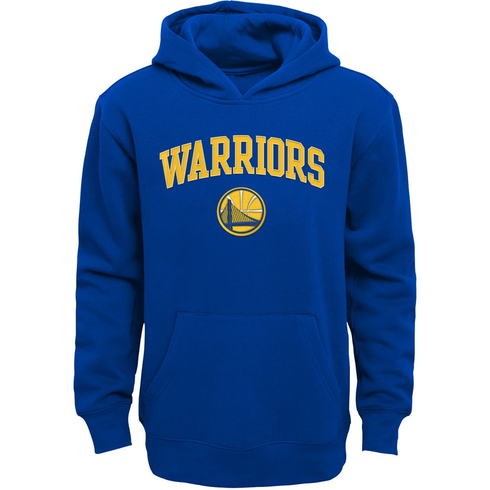 Youth Royal Golden State Warriors Team Fleece Pullover Hoodie
