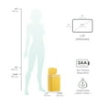 thumbnail image 6 of DZT-12-5WH Bedroom or Bathroom Automatic Touchless Infrared Motion Sensor Trash Can, 3 Gal 12 L, ABS Plastic (Rectangular, Cream) Trashcan, 6 of 6