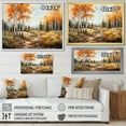 thumbnail image 4 of Designart "Aspen Forest Colors Orange and Yellow Palette II" Landscapes Canvas Art Print, 4 of 5