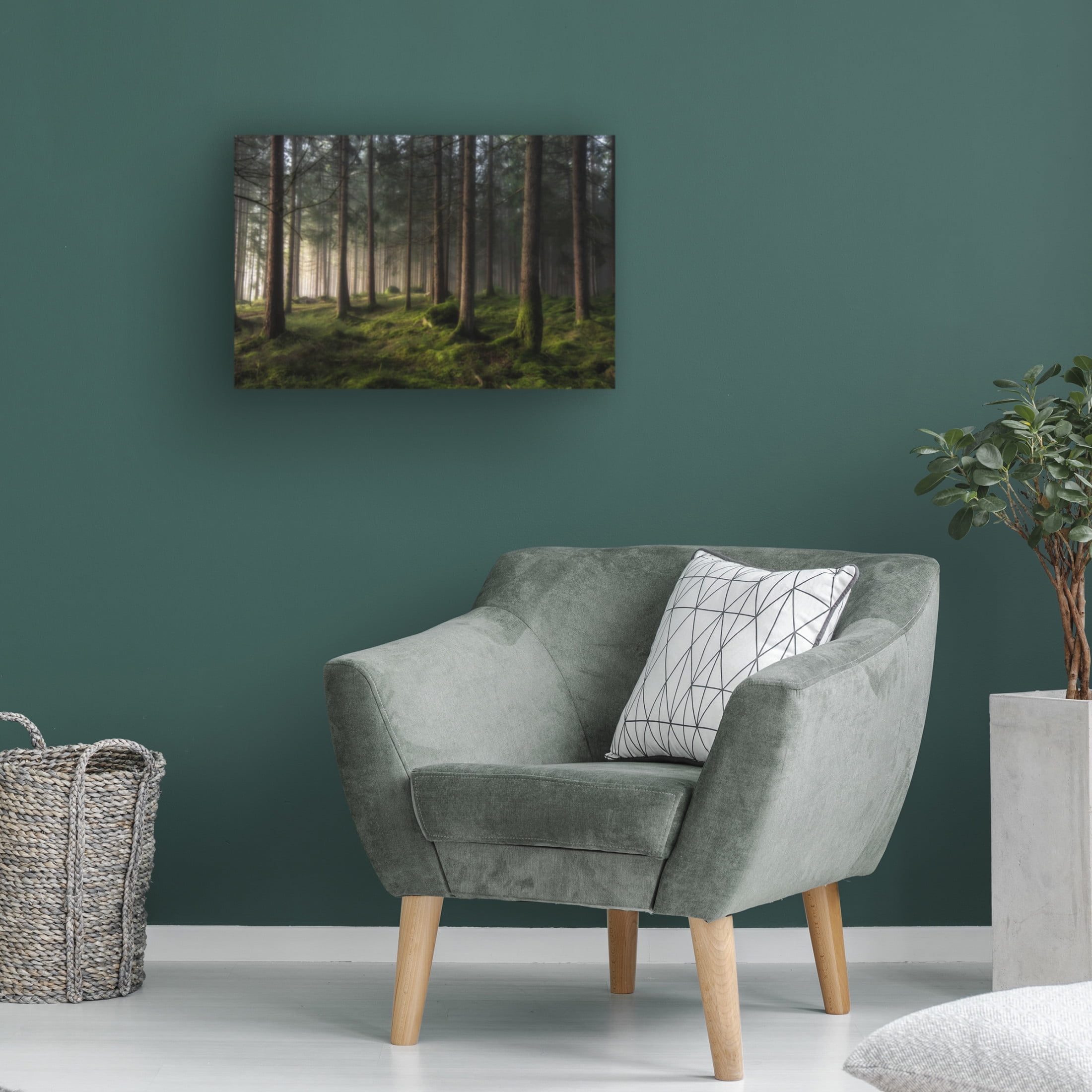 Canvas Wall Art - Benny Pettersson 'A Sense Of Spring' Wall Art for Living Room, Bedroom, or Office Décor by Trademark Fine Art - 47 x 30 Inches