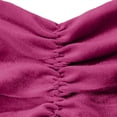 thumbnail image 7 of Efsteb Tank Dresses for Women Sleeveless Casual Ruched Elegant Velvet Spaghetti Strap Dress Loose Fit Resort Dress Spring Crew Neck Solid Color ,Size:S, 7 of 7