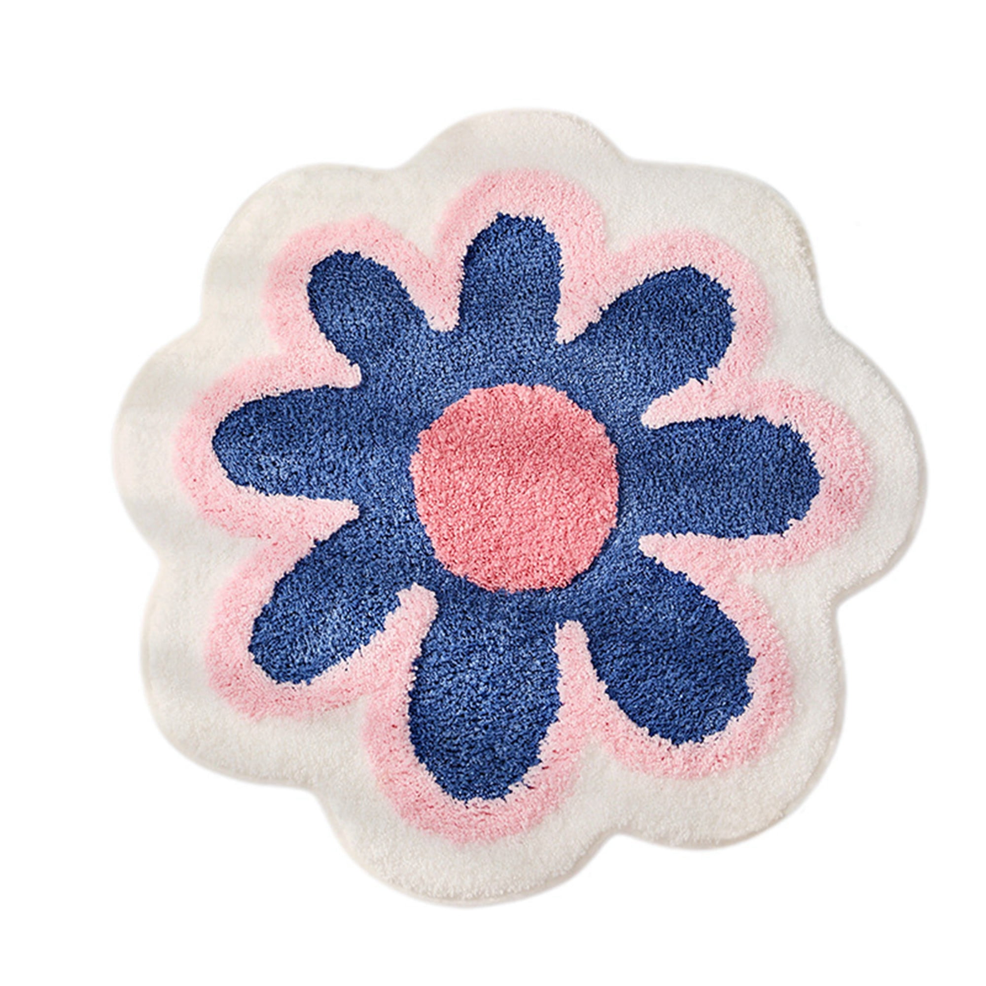 Pink Blue Mat, Small Rug, Eco Friendly Mat, Kids Shower Rug, - Inspire  Uplift
