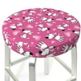 thumbnail image 6 of Goofa Love Dog Printed Stool Covers Round, Waterproof Round Bar Stool Covers Anti-Slip Round Bar Stool Seat Cover with Elastic Bands Durable -13 inch, 6 of 7