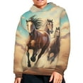 thumbnail image 2 of DISNIMO Horse Hoodies for Boys 6-7 Sweatshirt with Hoodie Sweatshirts for Boys and Girls Matching Hoodies Pullover Graphic Streetwear Hoodie with Pockets Children Fall Clothes Soft, 2 of 7