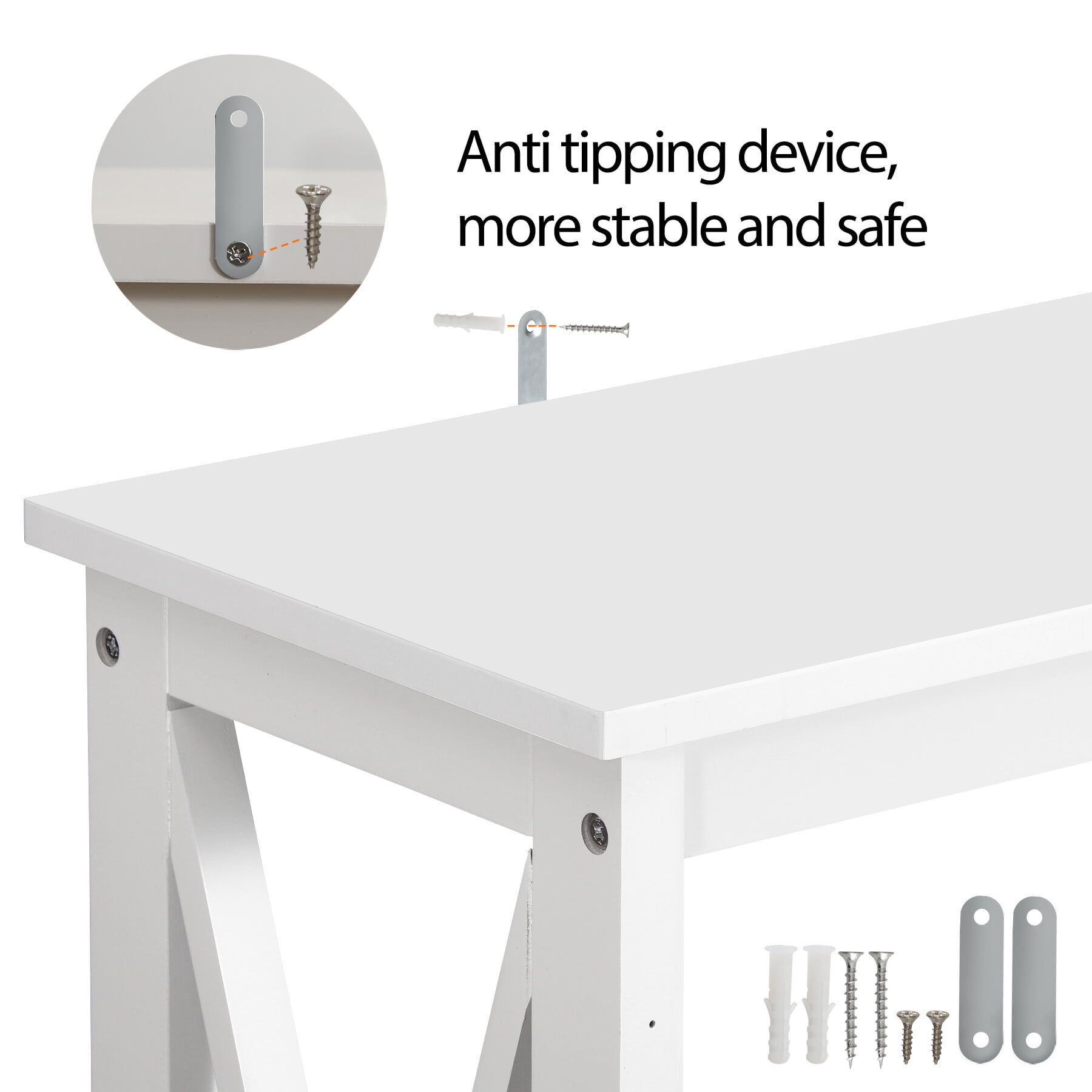 置物 satomiiin ZENSTYLE X Shape Wood Console Table, Behind Couch Sofa