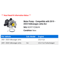 thumbnail image 2 of Water Pump - Compatible with 2019 - 2023 Volkswagen Jetta GLI 2020 2021 2022, 2 of 2