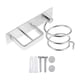 thumbnail image 1 of Secador de pelo Titular de baño Curling Hierro Organizador Soporte Secador de pelo DIY DIY Spiral Blower Rack para accesorios para el hogar Plata Inevent HA011391-01B, 1 of 6
