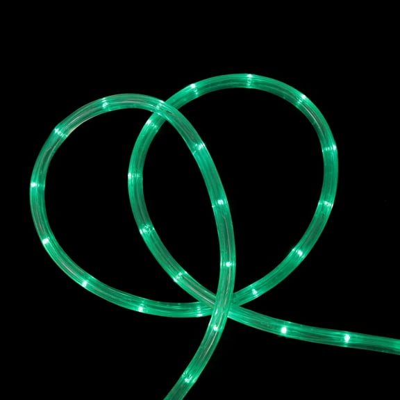 18ft Green LED Christmas Rope Lights