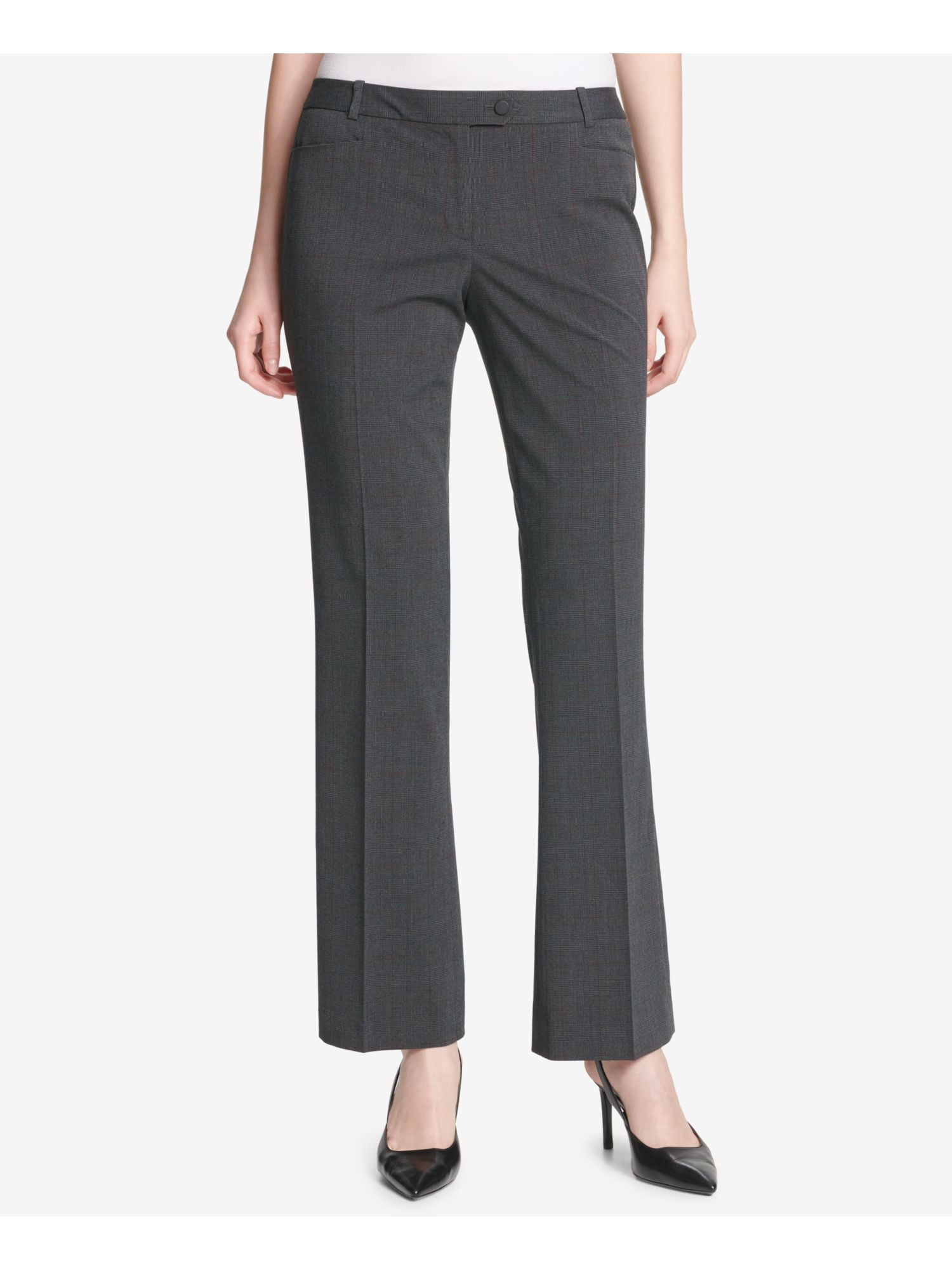 womens gray work pants