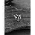thumbnail image 6 of FaithHeart Star Moon Ear Cuff for Women 925 Sterling Silver Non Piercing Cute Shining CZ Adjustable Wrap Earring for Upper Ear Cartilage Jewelry Gift for Sister 1 Piece, 6 of 10