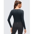 thumbnail image 2 of CRZ YOGA Butterluxe Long Sleeve Shirts for Women Workout Athletic Casual Tops Slim Basic Tight Shirt, 2 of 4