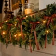 thumbnail image 6 of Christmas Tree Bows 12Pcs Christmas Ribbon Bow Ornaments for Tree Wreath Garland Gift Wrapping Holiday Decorations,5.9X3.14In Coffee, 6 of 6