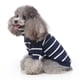 thumbnail image 3 of Xihbxyly Suéter de Rayas Coloridas para Mascotas, Elegante Diseño de Cuello Alto, Cómodo Material de Poliéster, Cálido y Fácil de Usar, Ideal para Perros Pequeños, Prenda Encantadora para Exteriores,, 3 of 7
