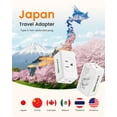 thumbnail image 6 of LENCENT 2 to 3 Prong Outlet Plug Adapter, Multi Wall Plug splitter,3 Way Outlet Extender,Travel Power Adaptor 3 AC for US to Japan-Type A,2 PACK, 6 of 14