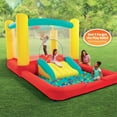 thumbnail image 4 of PlayDay Jump 'N Away Inflatable Bounce House with Play Features, Indoor/Outdoor, Ages 3+, 4 of 18