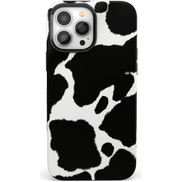 casely iPhone 14 Pro Max case current Mood cow Print case (Bold + compatible with MagSafe)