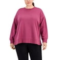 thumbnail image 2 of MSRP $30 Id Ideology Plus Size Solid Crewneck Sweatshirt Black Size 2X, 2 of 3