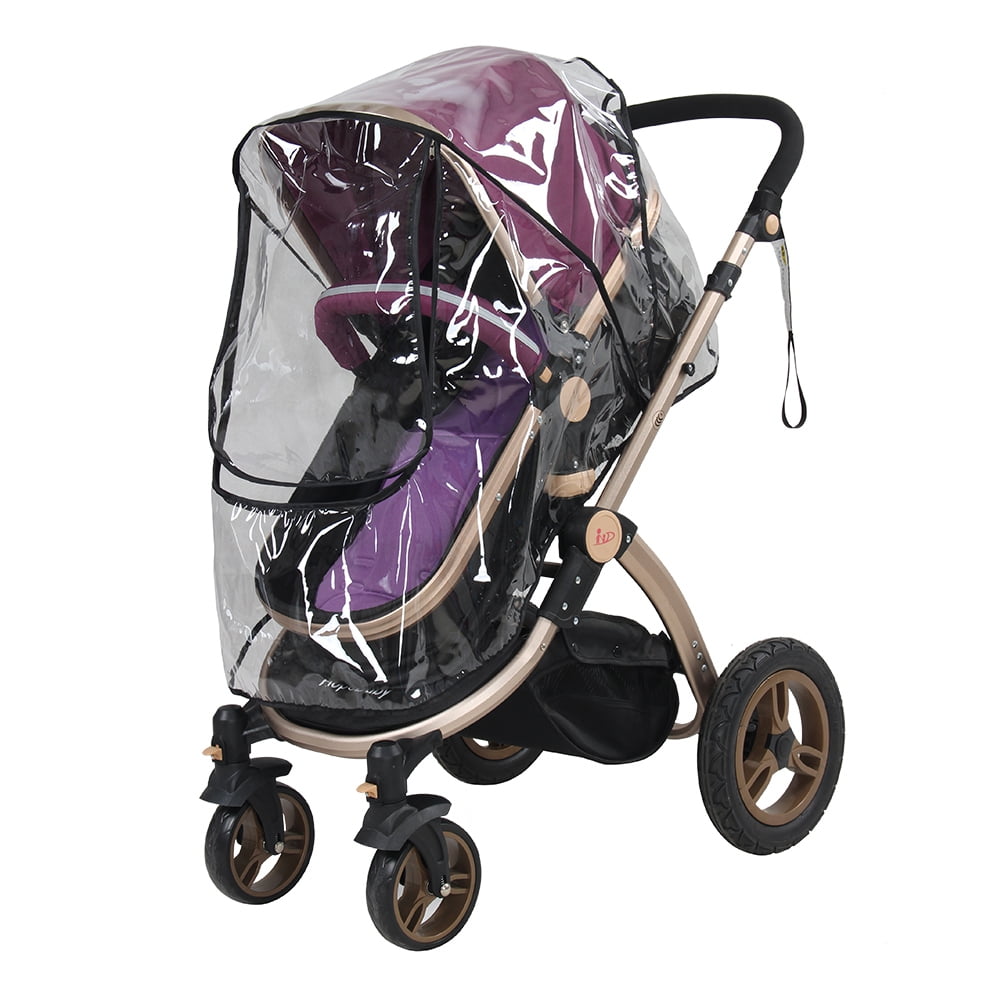 1PC PVC Universal Waterproof Baby Rain Cover Dust Wind Pram Accessory, Rain Cover, Baby Pushchair