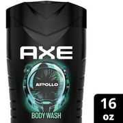 (2 pack) Axe Apollo Refreshing Long Lasting Mens Body Wash, Sage and Cedarwood, 16 fl oz