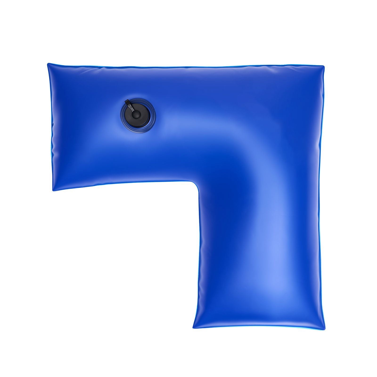Pool Cover Water Bags 4-Pack, Corner Design 2x1.85 ft, Thickened 0.4mm PVC with Welded Edges, Twist-Seal Leakproof Cap, Single-Chamber for Winter Pool Cover Anchoring