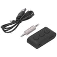 thumbnail image 3 of Adaptador de música manos libres para coche con Bluetooth 5.0 y receptor de audio para altavoces de 3,5 mm, 3 of 8