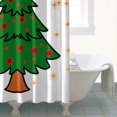 thumbnail image 4 of Shower Curtain for Bathroom Christmas Tree Winter Bathroom Curtain Waterproof Vintage Bathroom Curtains Hooks Included,72x72Inch, 4 of 5