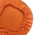 thumbnail image 4 of 2pcs Stretch Spandex Chair Seat Slipcover and Backrest Cover, Washable Chair Slipcovers fit for Office Computer Chairs, Dining Room Chairs, Bar Wedding Party Decor Orange, 4 of 8