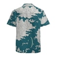 thumbnail image 3 of High Quality Hawaiian Shirts for Men Short Sleeve Aloha Beach Shirt Floral Summer Casual Button Down Shirts Blouses UT96J3, 3 of 7