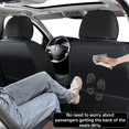 thumbnail image 4 of 2015 for Infiniti Q70 Interior Seat Covers Leather Upholstery Seat Protection Perfect Fit Enhanced Comfort Seat Belt Compatible, 4 of 9