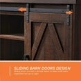 thumbnail image 4 of WAMPAT Armoire Console de Rangement à Lattes Coulissantes Style Ferme Buffet Table de Service pour Entrée Salon, Salle de Bain, Brun Rustique, 4 of 7