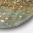 thumbnail image 2 of Designart 'Brown Rain' Geometric Metal Circle Wall Art, 2 of 3