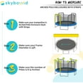 thumbnail image 3 of SkyBound Replacement Trampoline Safety Net Enclosure,Fits 15ft Trampolines that have 4 Arches (8 Poles) Enclosure with Straps,Net Only!, 3 of 6