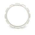thumbnail image 2 of Sterling Silver Notched Design Band Ring - Size 8, 2 of 2