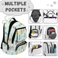thumbnail image 6 of Yspwyqan School Backpack for Kids, 17 Inch Lightweight 600D Polyester Bookbag, Rainbow Baby Dragon Multi-Pocket Backpack Fits 15.6 Laptop for Elementary Middle School, 6 of 7