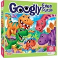 thumbnail image 2 of MasterPieces Kids Dinosaur Jigsaw Puzzle - Dinos Googly Eyes 48 Pieces, 2 of 5