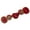 27 Burgundy and Gold, variant on Gourd Shape Chinese Knot for Frog Button Chinese Traditional Handicraft Accessor