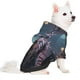 thumbnail image 2 of Fotbe Urban Mechanical Dragon Sudadera con Estampado para Perros Pequeños – Suéter con Capucha para Mascotas, Tela Suave de Forro Polar con Bolsillo-Medium, 2 of 7
