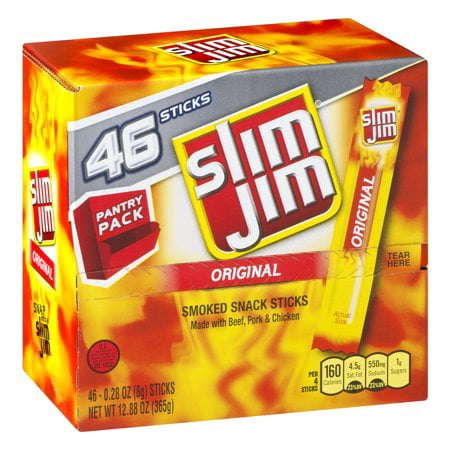 Slim Jim Smoked Snack Sticks 4...