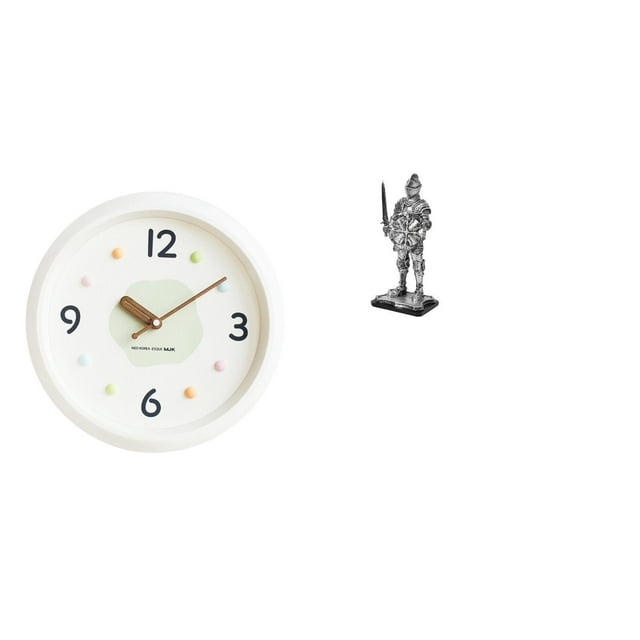 Reloj De Pared De Caballero Moderno, Escultura Vintage Creativa, Adorno De Mesa Con Números Grandes, Decorativo Para Entrada, Estantería, Escritorio De Oficina, Regalo De Inauguración De La