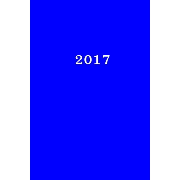 Kalender/Terminplaner: 2017 : Kalender/Terminplaner: 1 Woche auf 2 Seiten, Format ca. A5, Cover blau (Series #8) (Paperback)