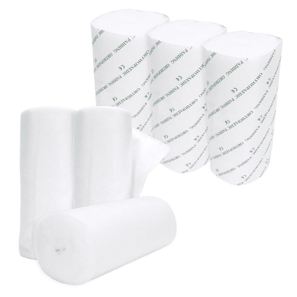 Cast Padding Rolls, 6” x 12ft, Individually Wrapped, Undercast Padding, Gauze Bandage for Halloween Wrap Bandage Art Projects, Body Casts, Mask Making, Hobby Craft, Wound Care, Orthopedic, 36 Count