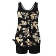 thumbnail image 4 of Haivin Three-Piece Swimsuit Set for Woman, Fashionable Printed Fitted and Sexy, for Beach Pool and Vacation, 4 of 5